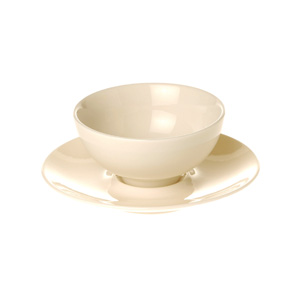 Extra Bone White Cups and Saucers