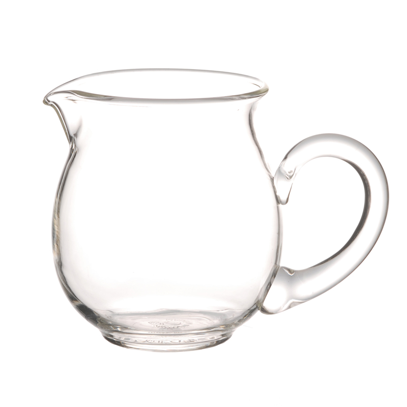  JIEJE Small Glass Pitcher, 8.5 Ounces, Glass Tea