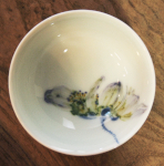 Lian Hua Tea Cup Hand Painted