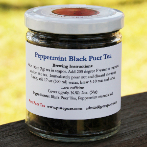 Peppermint Black Puer Tea